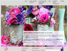 Tablet Screenshot of blumen-mosch.de